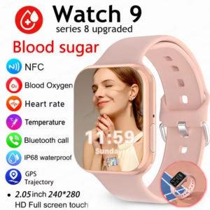 2024 New For Apple 2.05" HD AMOLED Screen Smart Watch Women Series9 Custom Dial 500+ Wireless Charging Men Waterproof Smartwatch